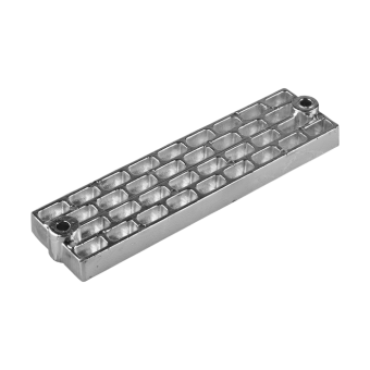 Tecnoseal 00805 - Zinc Mercury Waffle Bar For 25/50/60/75 HP