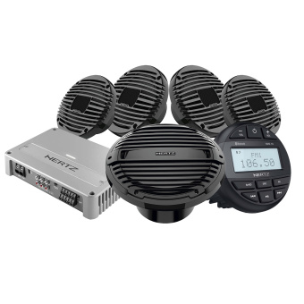 Hertz Kit HMR10 HEX6.5 HMS10 Black V5C 12V