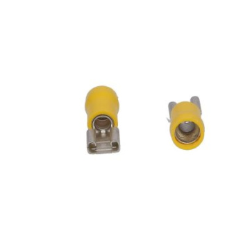 Euromarine Clip Terminal 6,3mm Female Yellow- Set Of 10