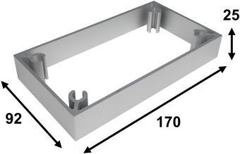 Lagun 30850 - Standard Extension Bracket Natural, Aluminum Anodized