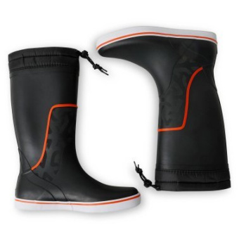 Plastimo P203644 - Typhoon Essential Sailing Boot- Tall - Black/ Solar UK5/EU38