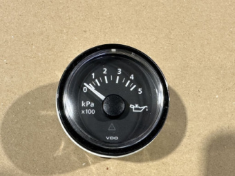 VDO A2C60100165 - VLB Oil Pressure Gauge 12V 52 5kpa S EU SL wo C Classic Instrument ViewLine 52mm Black