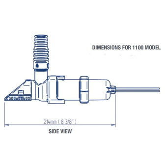 Whale SS1012 - Supersub Bilge Pump 1100GPH 12V