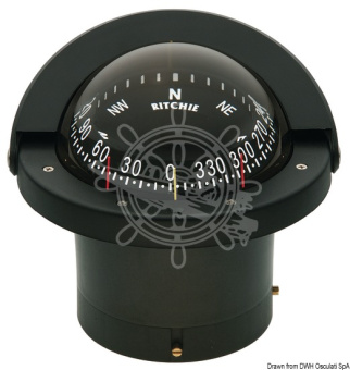 Osculati 25.084.31 - RITCHIE Navigator 2-Dial Compass 4"1/2 Black/Black