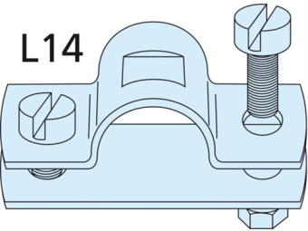 Ultraflex 30336H - L14 Saddle Clamp Fitting Kit C2/C8 Cable