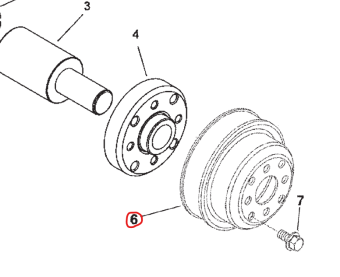 Northern Lights R128658 - Pulley, 140 mm O.D. 