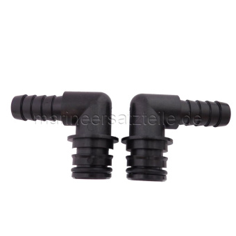 Flojet 20381017 - Snap-In Port Kit 12 mm 1/2 Inch Hose Barb 90 Degree Viton
