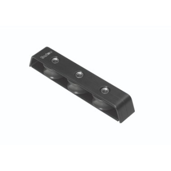 Barton 81583B – Deck Organiser Size 1, 3-Sheave, Ø32mm Sheaves, Black Anodised, For Yachts up to 9.75m