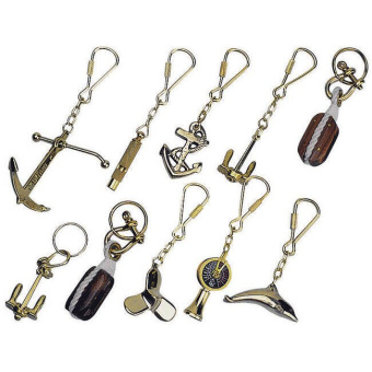 Plastimo 18244 - Brass Key Rings (10 pcs)
