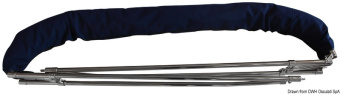 Osculati 46.915.11 - Shade Master Inox Depth Foldable Bimini 195/210 cm