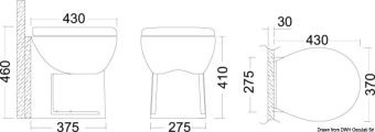 Osculati 50.226.10 - WC Tecma Saninautico 12 V