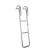 Båtsystem BU75P - Hook-On Ladder, 3 Steps, 900mm