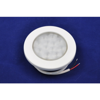 Hella Marine 2JA 980 820-001 - EuroLED 115 Down Lights With White Spacer, White LED, White Plastic Rim