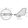 Tecnoseal Aluminium Fin For Yamaha Engine 200/300 HP (V6)