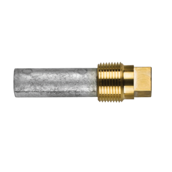 Tecnoseal 02002T - General Motors Pencil Anode Ø 19 L.54 Complete With Brass Plug Th. 3/4''Bspt