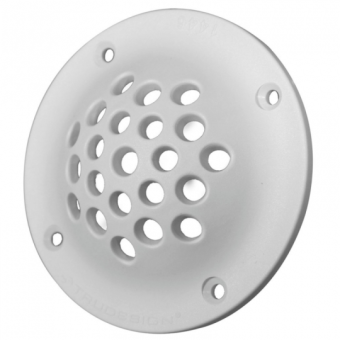 TruDesign White Round Intake Strainer 1 1/4"