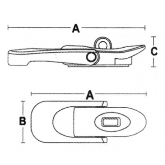 Lever Closure With Lock Holder