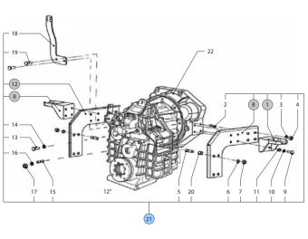 Vetus VFP01867 - Gearbox Kit V-Drive