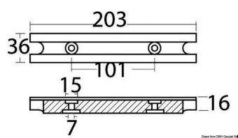 Osculati 43.254.11 - Aluminium Rod Anode For Yamaha Und Mariner