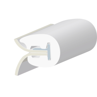 PVC Fender Profile Type "L-2" Roll Lenght 16m Black