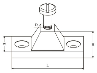 Talamex Deckmount Stainless Steel Side Mounted