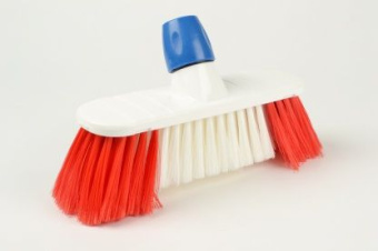 Linea Brush Polyamide White With Red Long Bristle