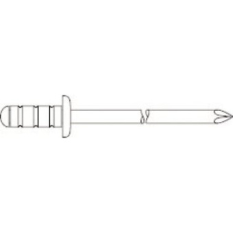 Euromarine Flat Head Rivet 05x25 (uv x 5)