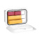 Nuova Rade 196283 - Top Line Storage Hatch W/Drawers, White, 270x375mm