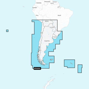 Navionics SA005L - MSD/NAV+ Large Chile, Argentina & Easter Island