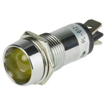 BEP 1001101 - 12V LED Pilot Indicator Light - Amber