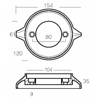 E. Polipodio Zinc Collar For Leg AQ 200-290