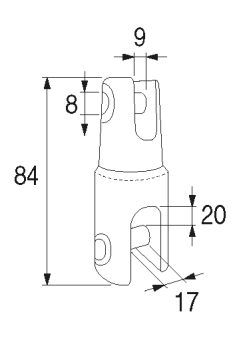 Douglas Marine Anchor Connector Ø6-8 Chain