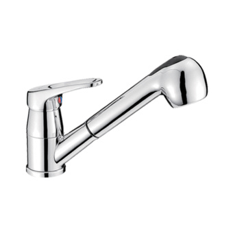 Lalizas 99960 - Faucet With Adjustable Flow Sprayer And Pull Out Shower Tube 150 cm