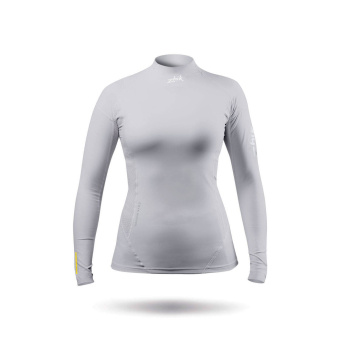 Plastimo 70852 - Eco Spandex Long Sleeve Top For Women Platinum Size L