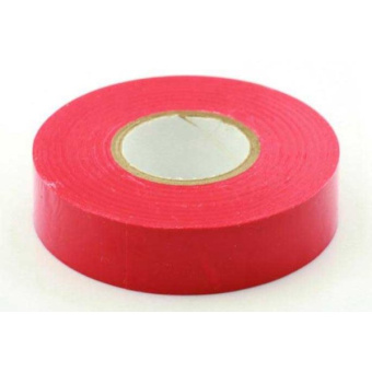 PVC Tape - 19 mm, 10 m, Red