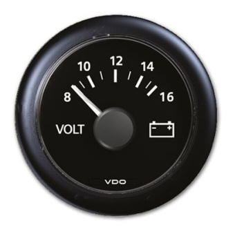 VDO ViewLine Voltmeter Gauge 52 mm