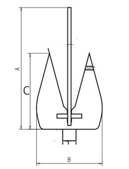 Hollex Bay Anchor 3.5kg