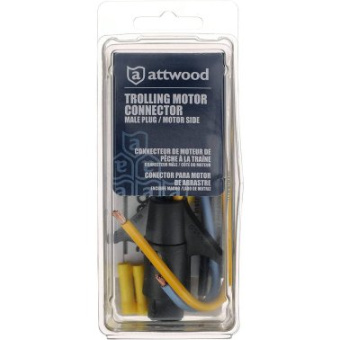 Attwood 12/24V Male Connector - 3 Conductors