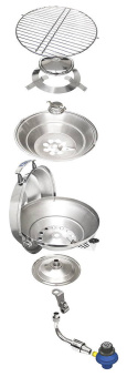 Magma A10-217-3CE-2 On-board Barbecue Marine Kettle 3 Ø43,2cm