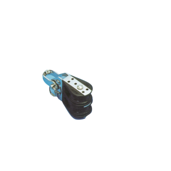 Allpa Plastic Double Block, 6mm, Ball Bearing 22mm, SWL 100kg, Breaking Load 700kg