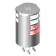 Lopolight 300-112G2ST+141ST-CD - Navigation Light 3NM 360° White, Double + 135° Suez Stop Light, Silver