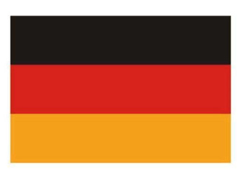 German Flag 20 x 30 cm