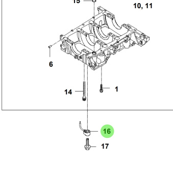 Bukh 21140-3A000 - Check Valve Assembly for S270J Cylinder Blocks