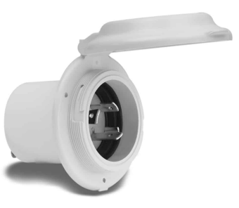 Marinco 304EL-BX - Inlet Plastic Round 230V 16A