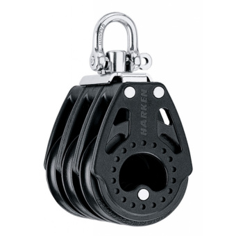 Harken HK2664 Triple Carbo Air Block 75 mm for Rope 14 mm