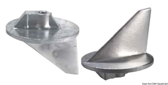 Mercury 31640 & 41107- ZW1-003ZA Zinc Fin Anode - Osculati 43.420.00