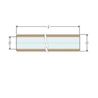 Guidi Brass Insert 3/8"x11x1000mm