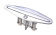 Accon 202-8 - Pop-Up Cleat 8"