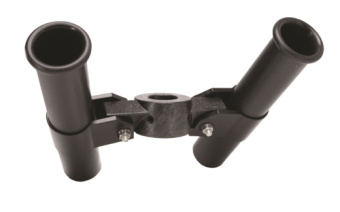 Cannon 2450163 Dual Front-Mount Rod Holder for 1-5/16 in Downrigger Booms