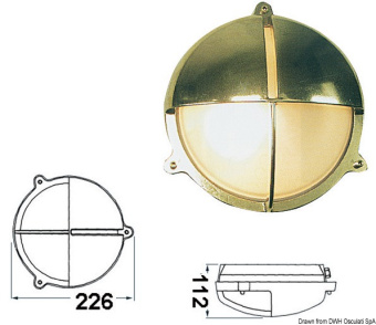 Osculati 32.202.71 - Round Turtle Lamp